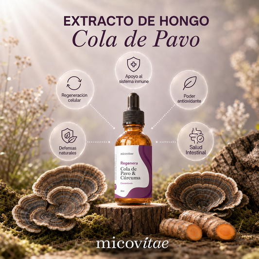 Extracto de Cola de Pavo Micovitae: beneficios principales