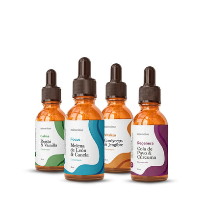 Pack Bienestar Integral | Focus + Vitaliza + Relax + Regenera